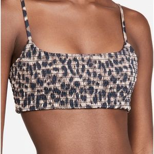 REFORMATION ISLAND BIKINI TOP (LEOPARD)
